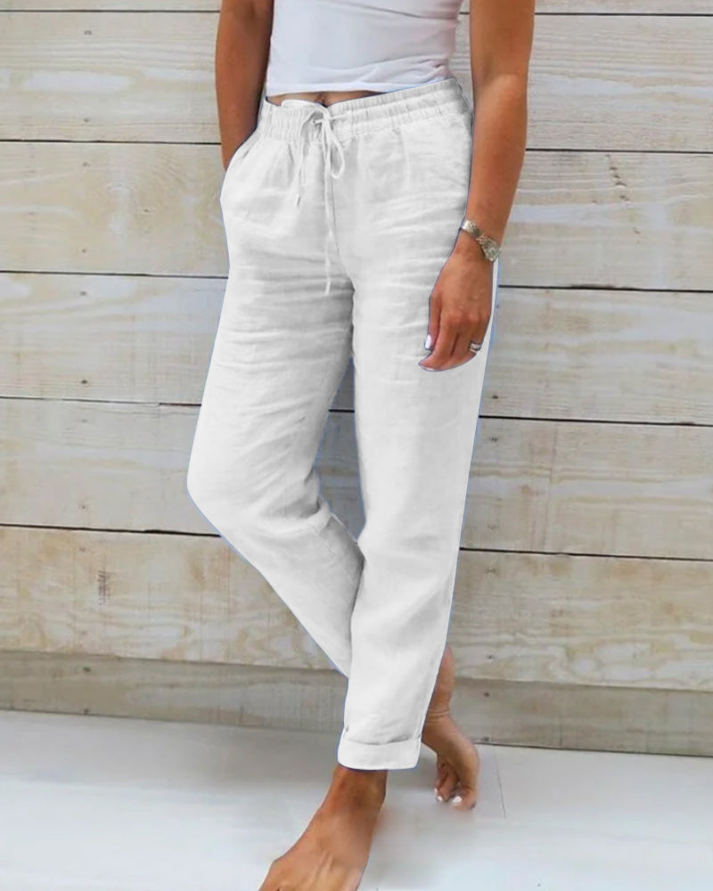 Charlie - Casual Chic Straight Trousers