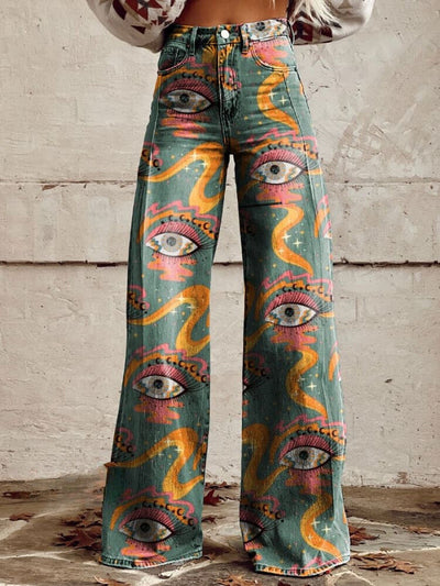 Ivy - Fashionable High-Waisted Wide-Leg Pants