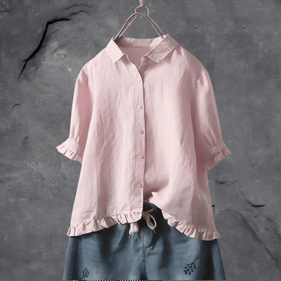 Nina -  Elegant Cotton Shirt