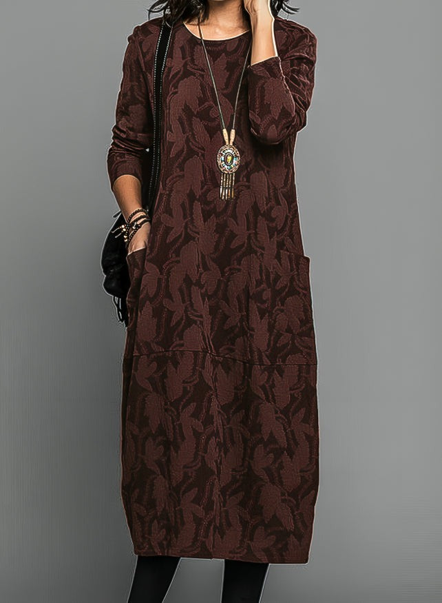 Noa - Casual Round Neck Winter Dress