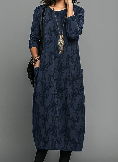 Noa - Casual Round Neck Winter Dress