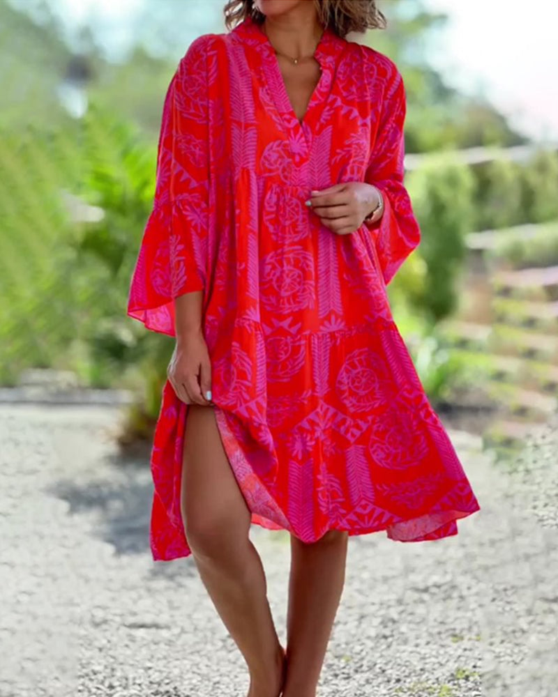 Farah - Boho Loose Sleeve Dress