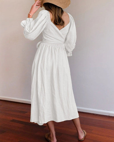 Bente - French Dress with Flared Sleeves