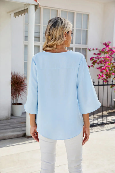 Summer - V-neck Blouse