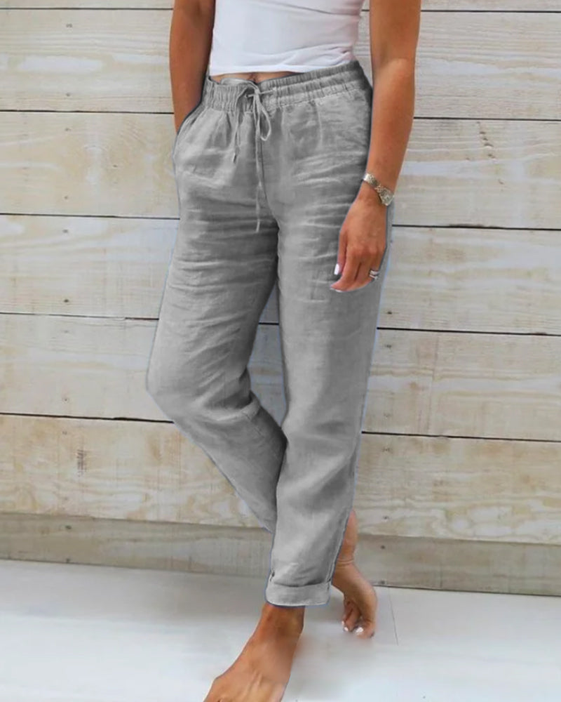 Charlie - Casual Chic Straight Trousers