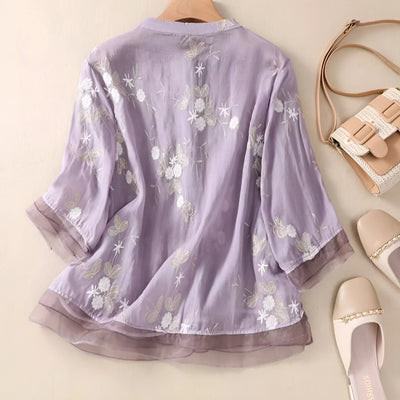 The Harper Blouse – Light as Air, Elegant by Nature