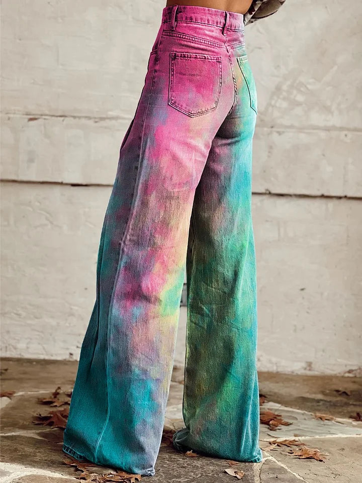 Jennifer - Colorful Wide Leg Pants