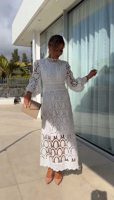 Aurelia - Elegant See-Through Maxi Dress