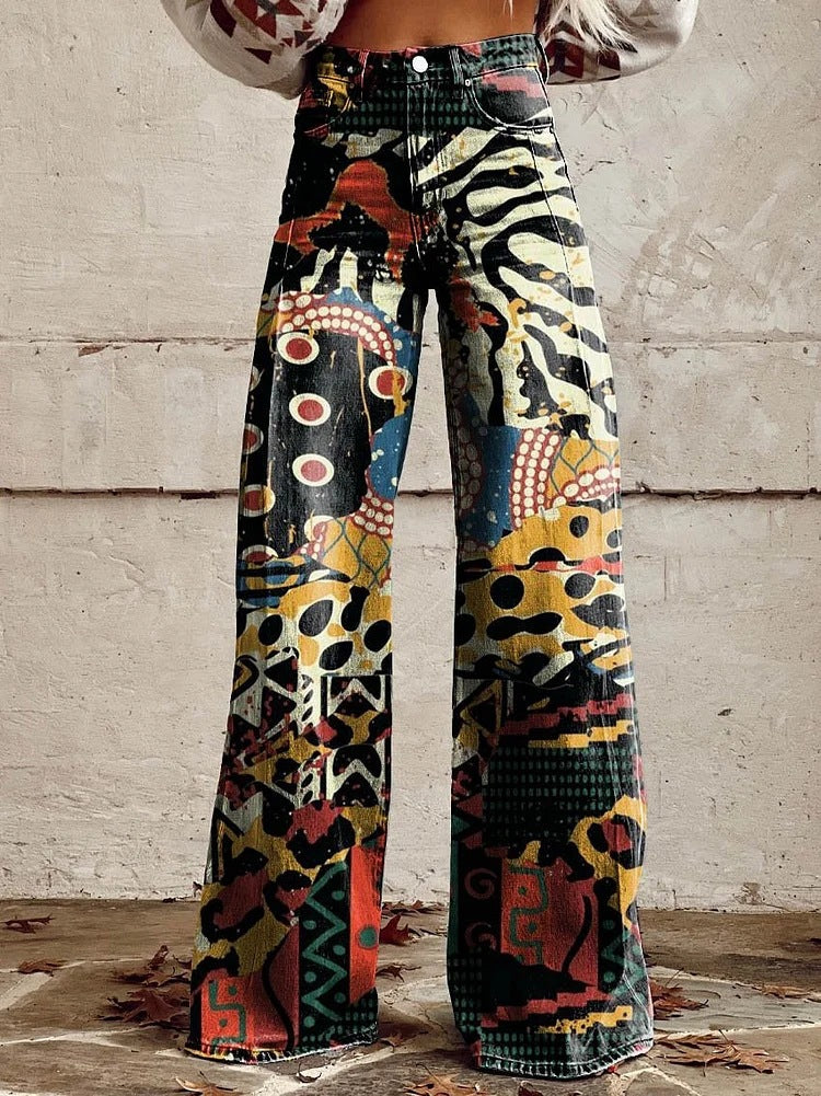 Eden - High-Waisted Flared Wide-Leg Pants