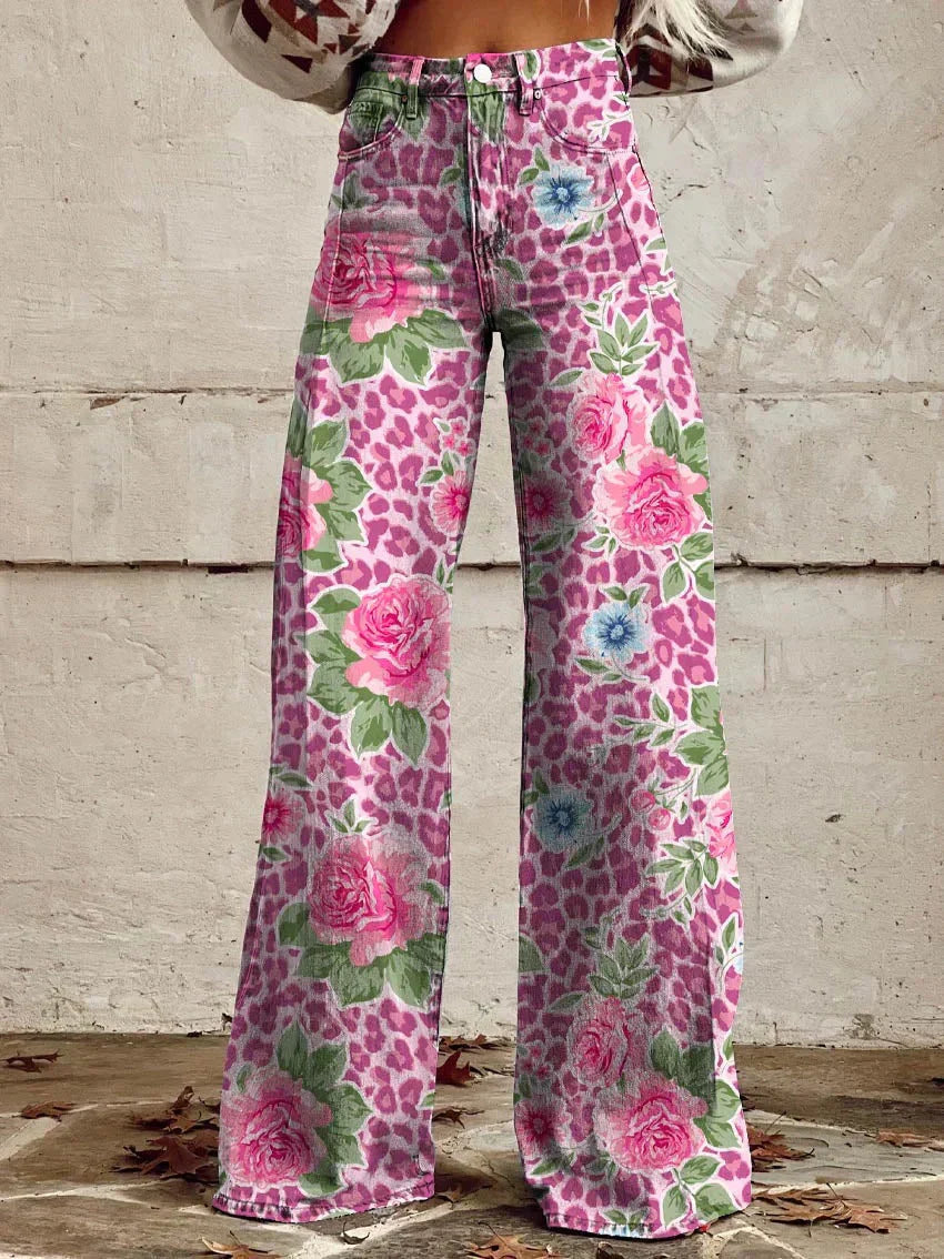 Evelyn - Retro High Waist Streetwear Pants