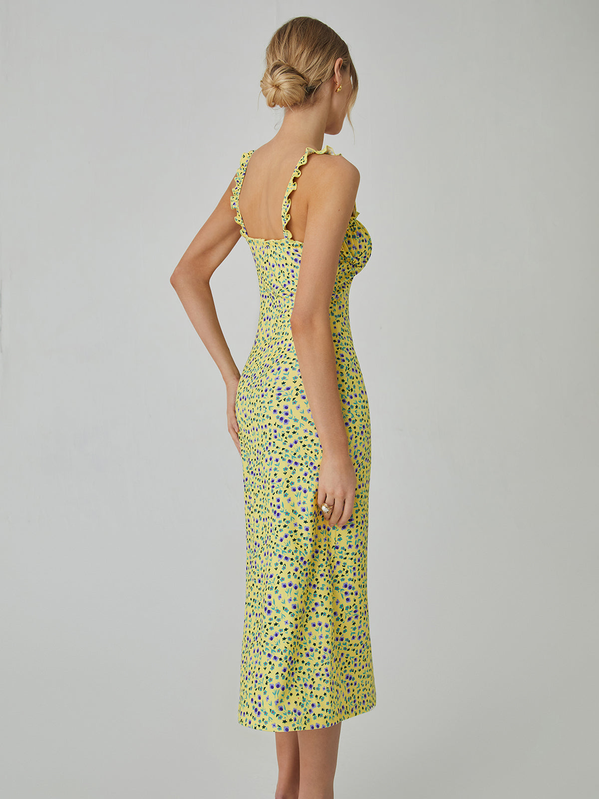 Avalon - Floral Elegance Midi Dress