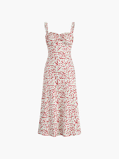 Avalon - Floral Elegance Midi Dress