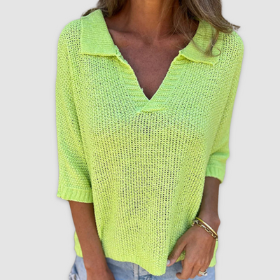 Lucy - Elegant V-neck top