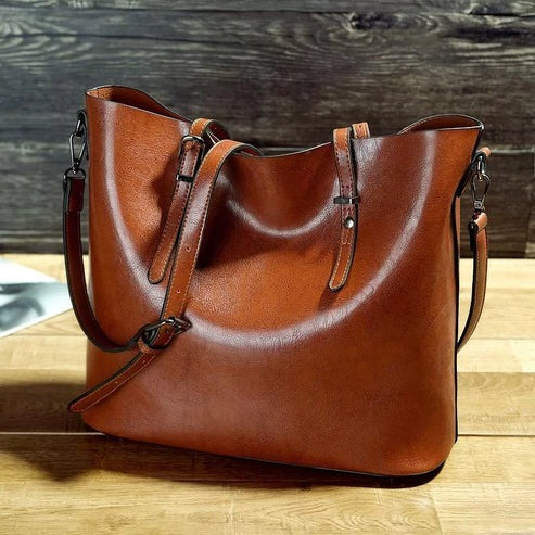 Tahlia - Vintage Leather Shoulder Bag