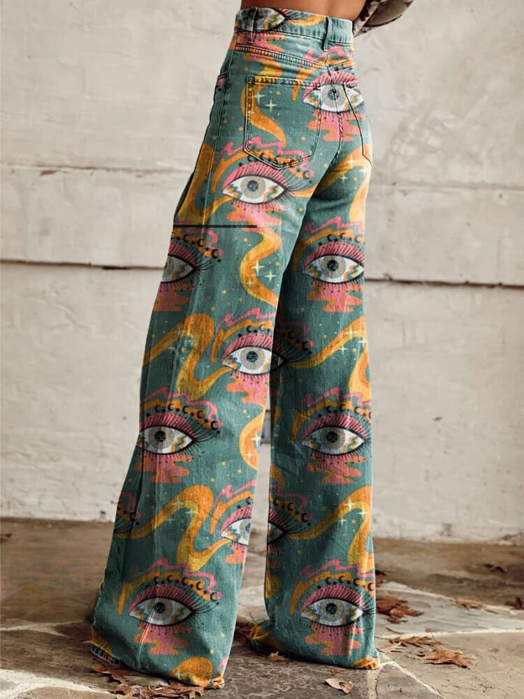 Ivy - Fashionable High-Waisted Wide-Leg Pants