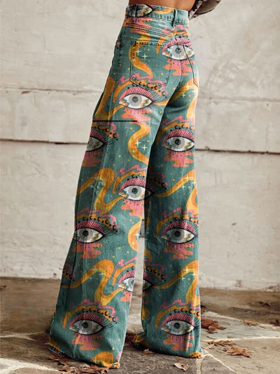 Ivy - Fashionable High-Waisted Wide-Leg Pants