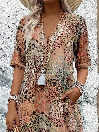 Lexie - Vibrant Mid Length Dress