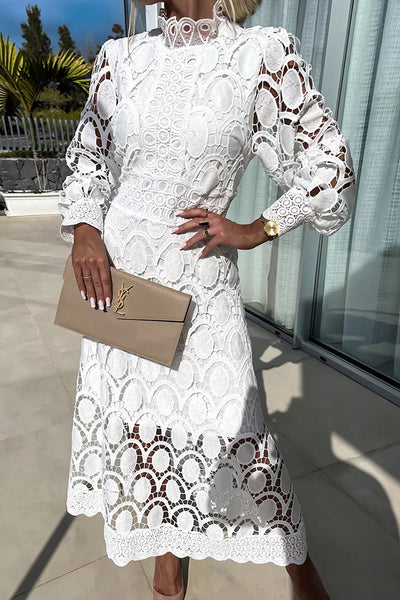 Aurelia - Elegant See-Through Maxi Dress