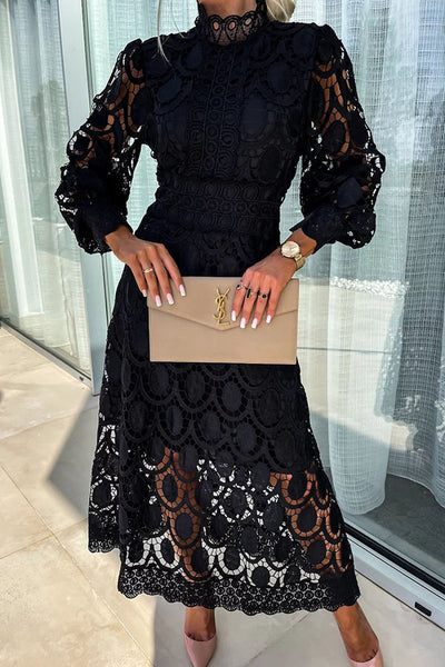 Aurelia - Elegant See-Through Maxi Dress