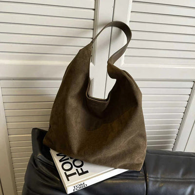 Joya - Suede Leather Tote Bag