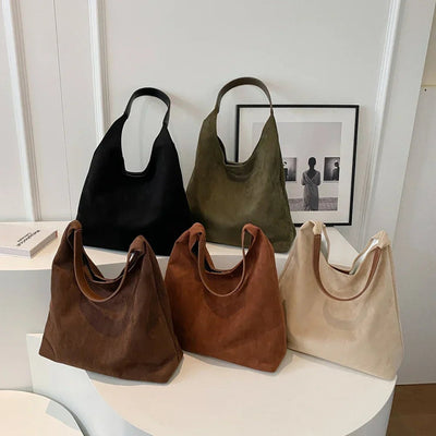 Joya - Suede Leather Tote Bag