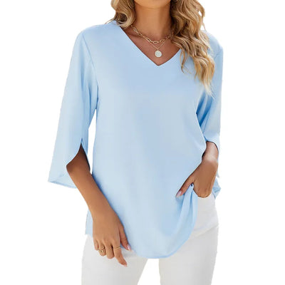 Summer - V-neck Blouse