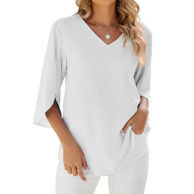 Summer - V-neck Blouse