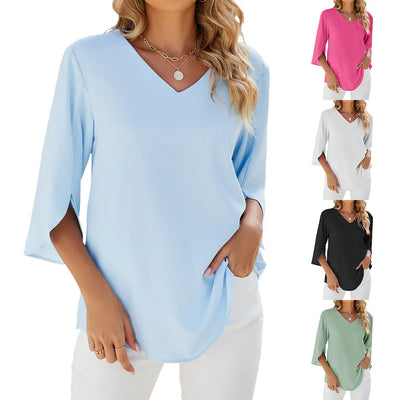 Summer - V-neck Blouse