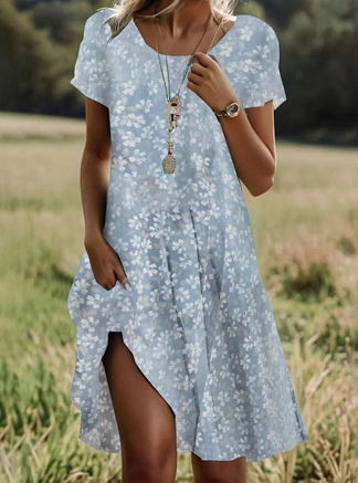 Billie - Casual Boho Gradient Dress