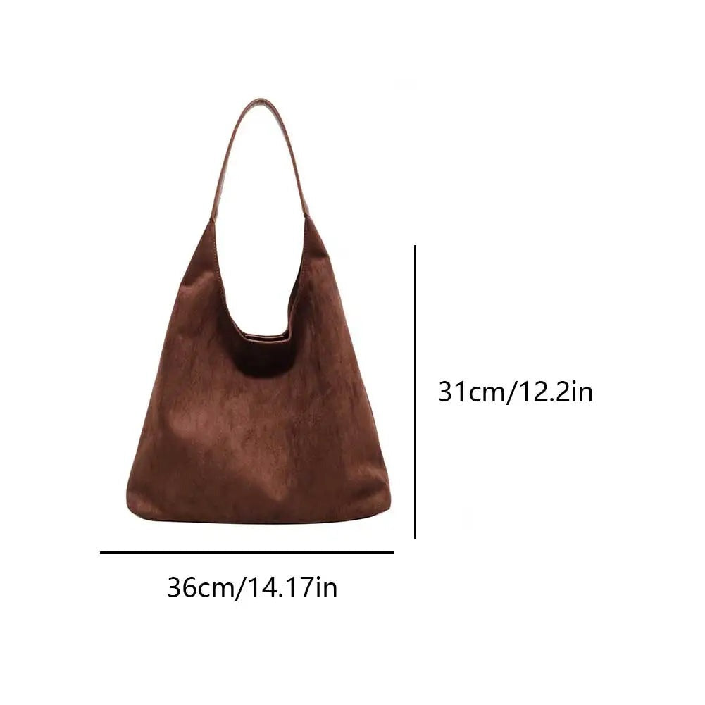 Joya - Suede Leather Tote Bag