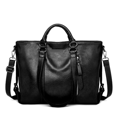 Signe - Large Capacity Leather Shoulder Bag