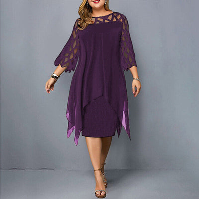 Raine - Elegant Women's Midi Dress