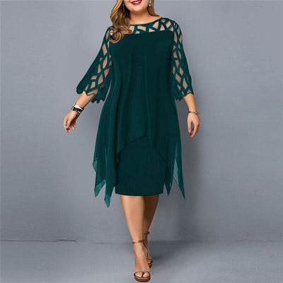 Raine - Elegant Women's Midi Dress