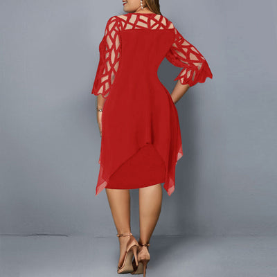 Raine - Elegant Women's Midi Dress