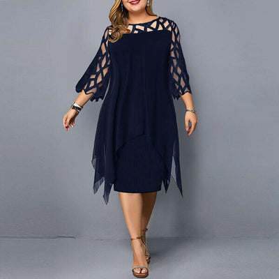 Raine - Elegant Women's Midi Dress