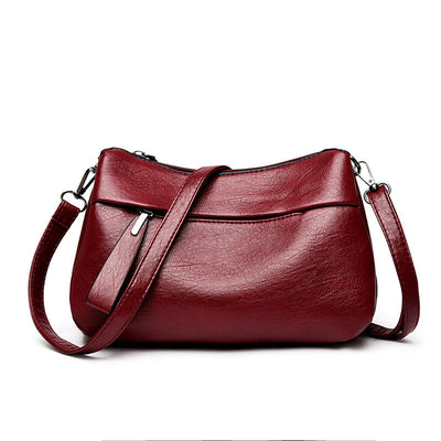 Sanya - Classic Leather Crossbody Bag