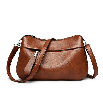 Sanya - Classic Leather Crossbody Bag