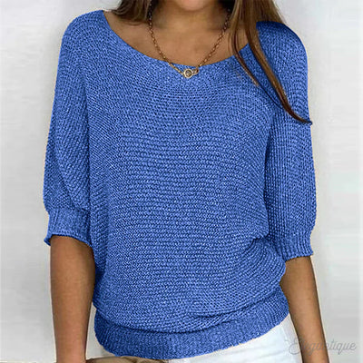 Eden - Relaxed Knit Top