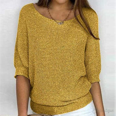 Eden - Relaxed Knit Top