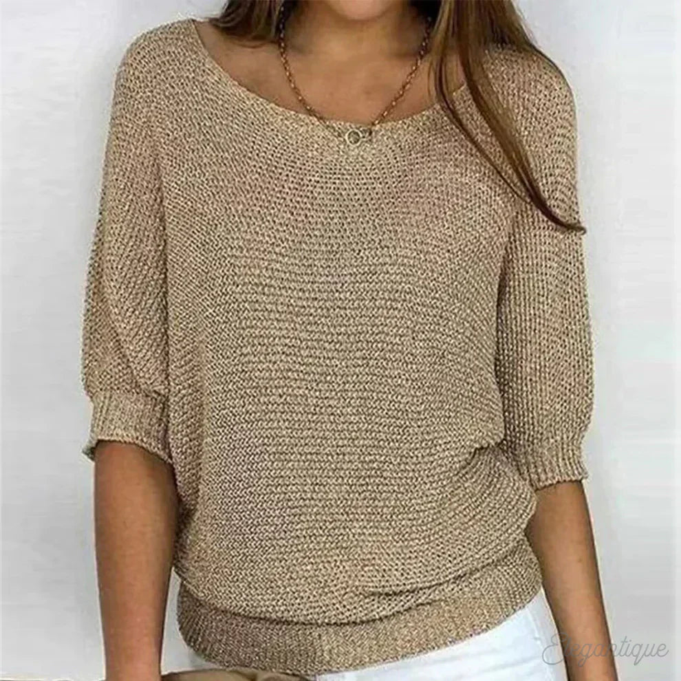 Eden - Relaxed Knit Top