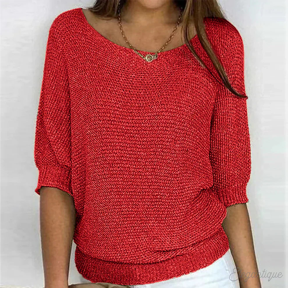 Eden - Relaxed Knit Top
