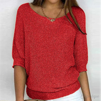 Eden - Relaxed Knit Top